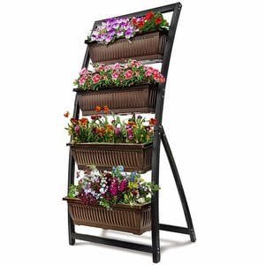 6-Ft Raised Garden Bed - Vertical Garden