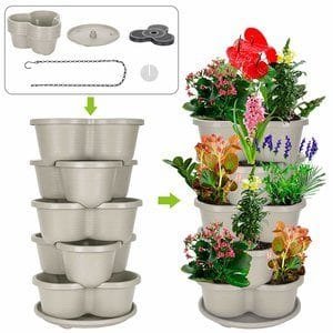 Amazing Creation Stackable Planter Vertical Garden